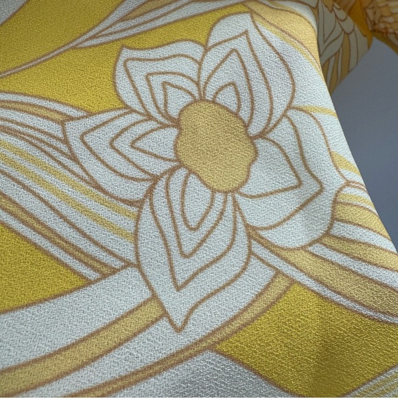 Derek Lam Crosby 10 Yellow Floral Mini Dress Women’s Small Size 2 - Picture 4 of 7